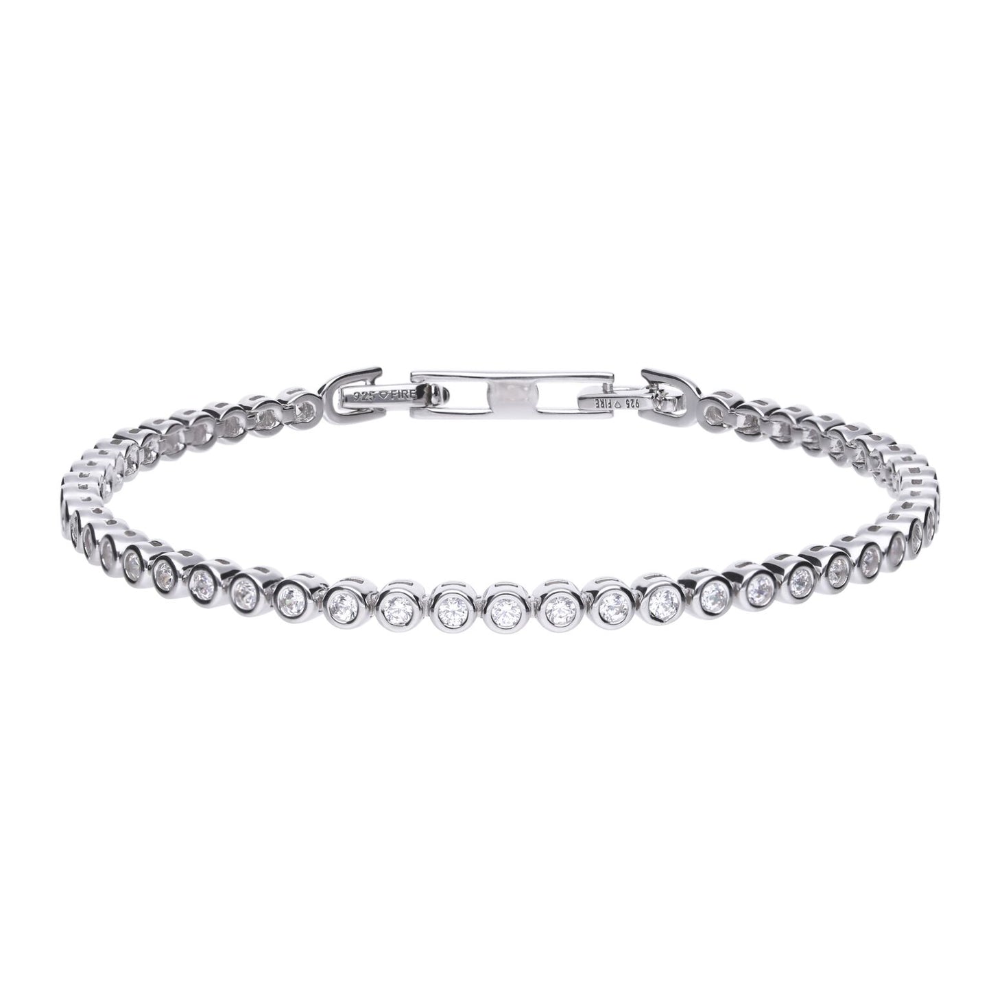 B5090 DF ZIRCONIA Tennis Bezel Bracelet