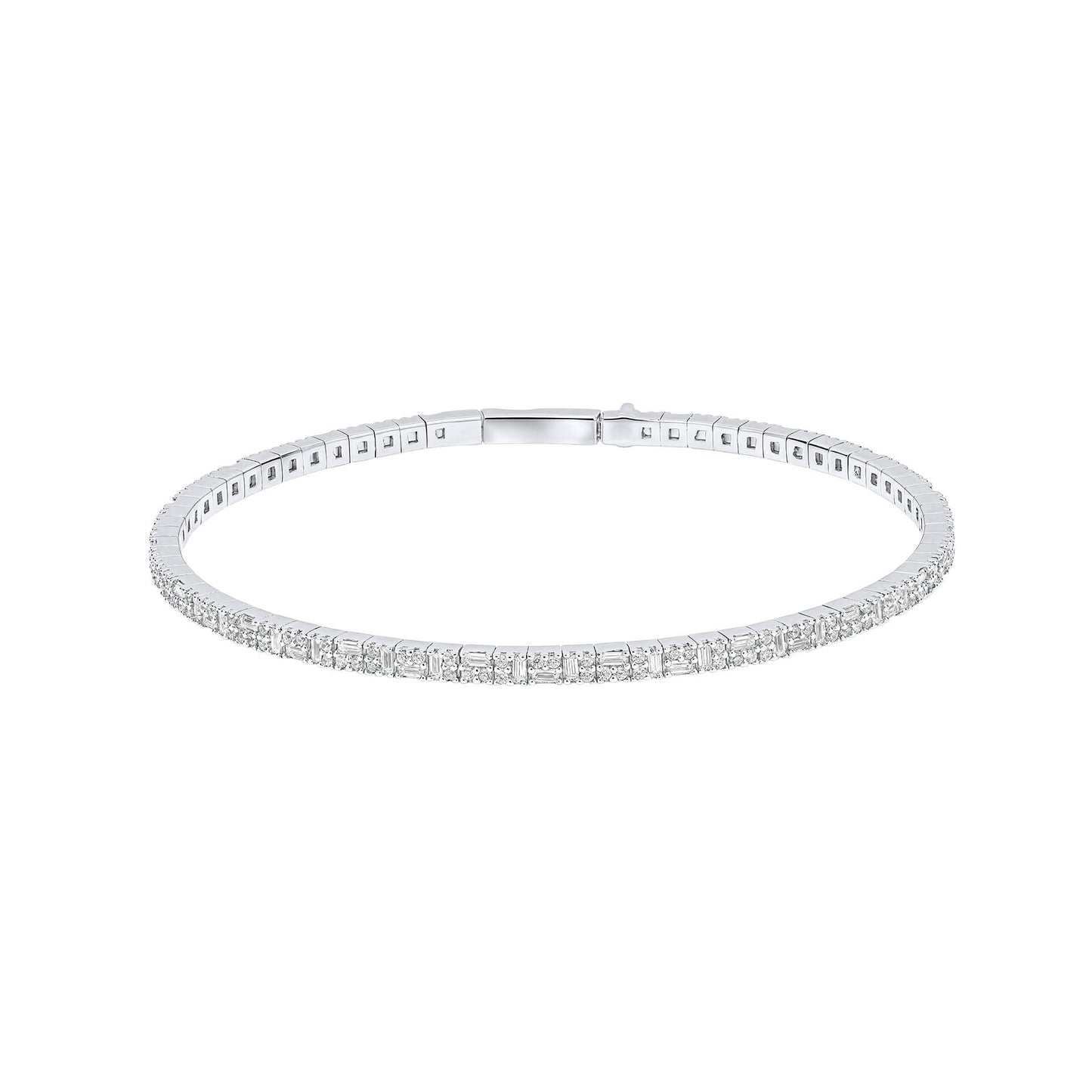 DF Multistone Flexi Bangle