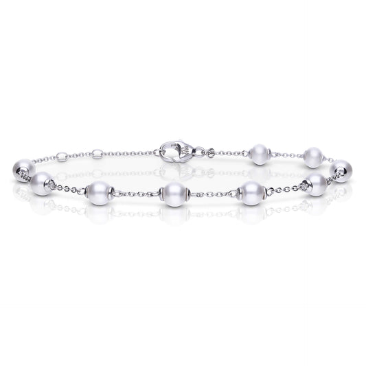 DF Shell Pearl Bobble Bracelet