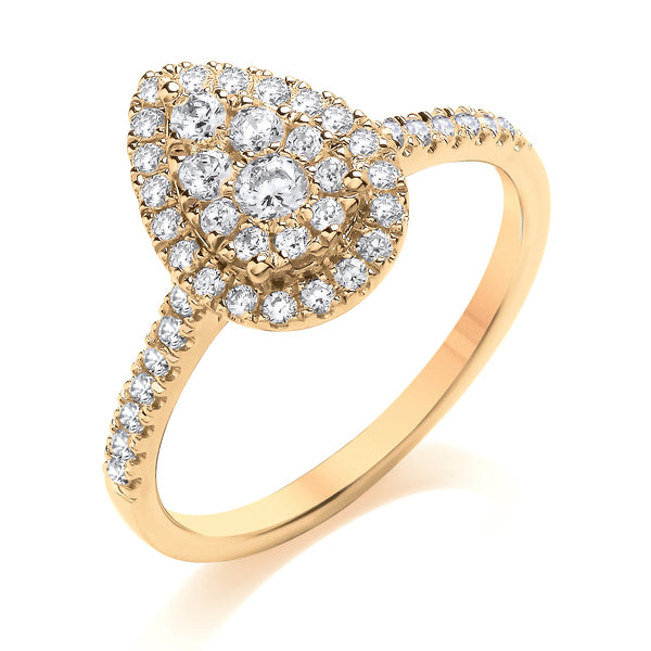 CDW01 Round Engagement Ring