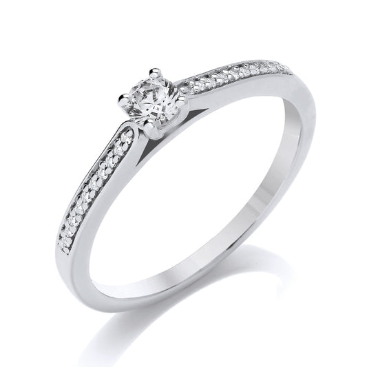 CRG01 Round Engagement Ring