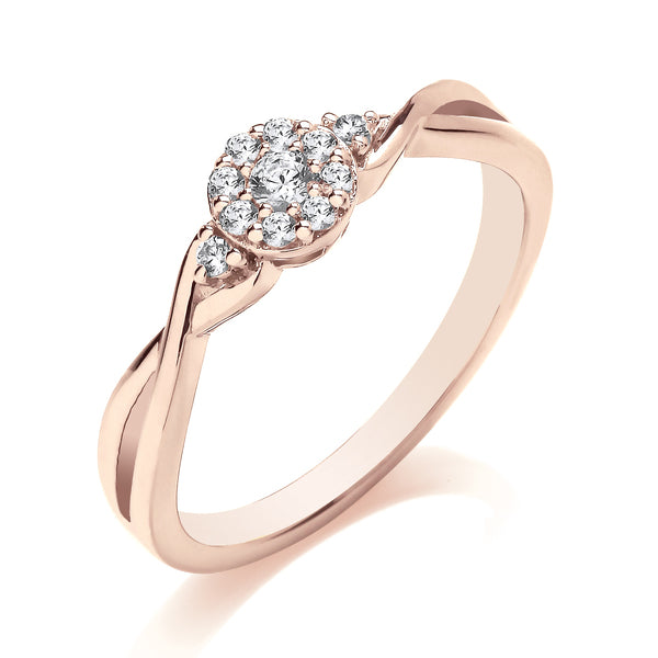 CRT01 Round Engagement Ring