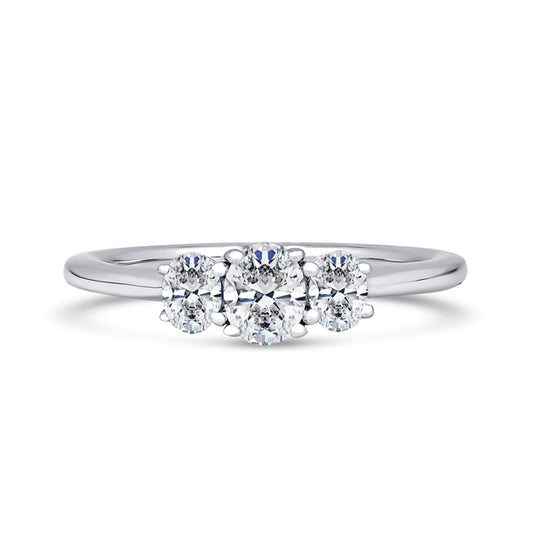 M3O01 Oval Engagement Ring