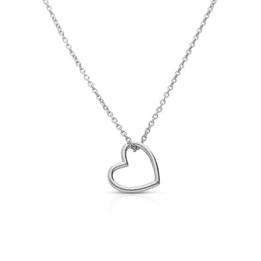 DF Hollow Heart Necklace