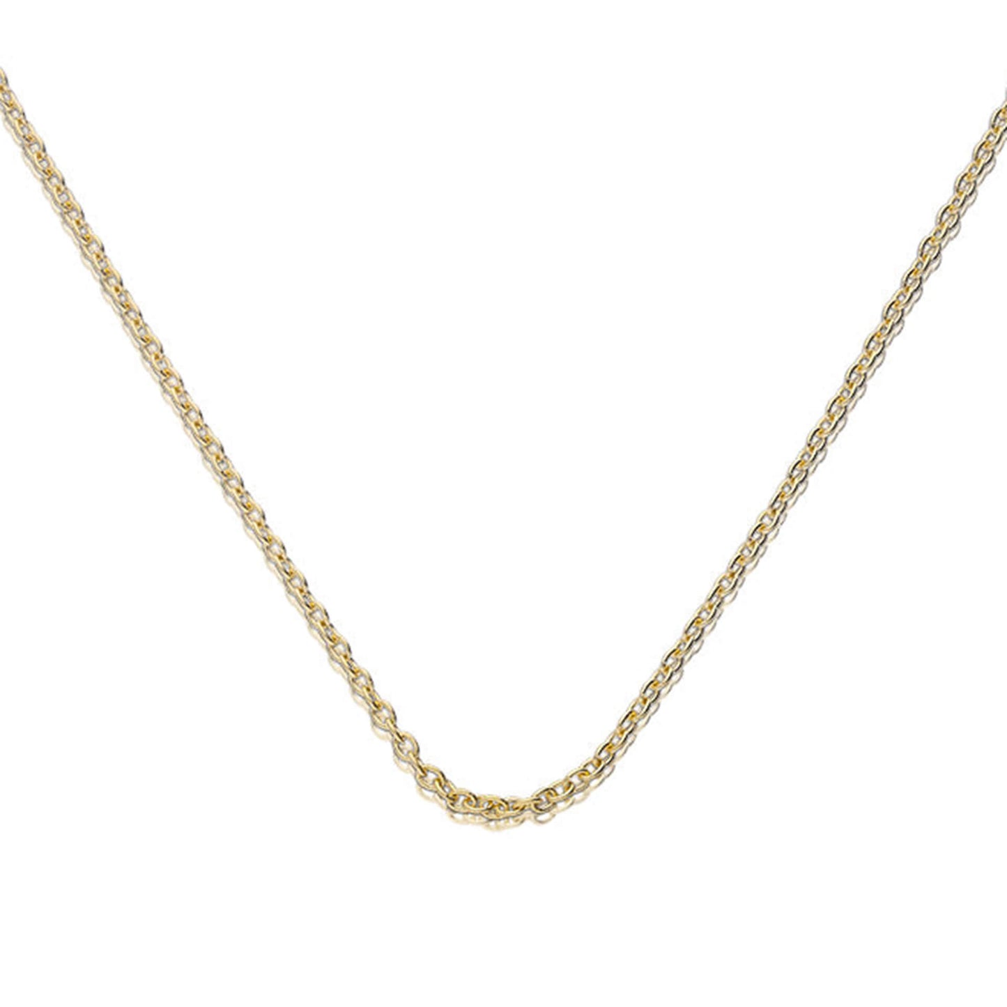 DF Gold Plate 45cm Curb Chain