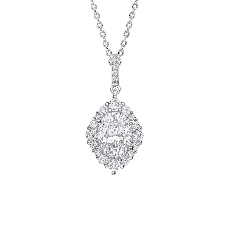 DF Oval Cluster Pendant