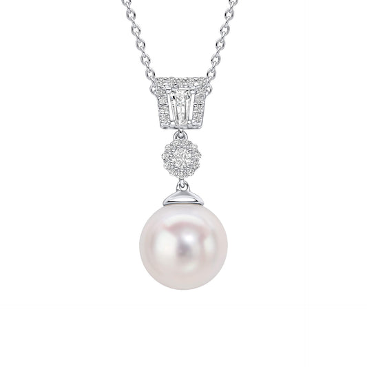 DF Vintage Style Pearl Drop Pendant