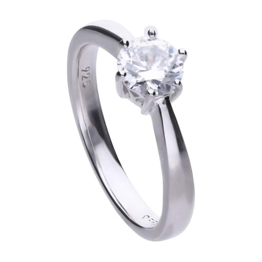 R3620 DF 6 Claw ZRC 1.00ct Solitair Ring