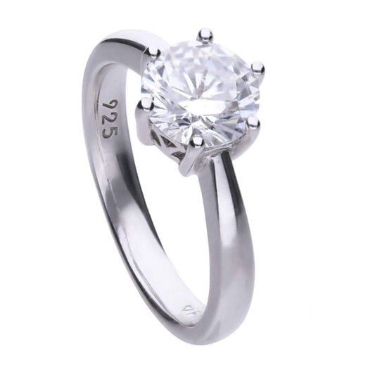 R3622 DF 6 Claw ZRC 2.00ct Solitair Ring