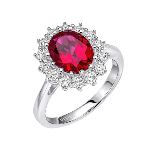 DF Oval Cluster Red Ring