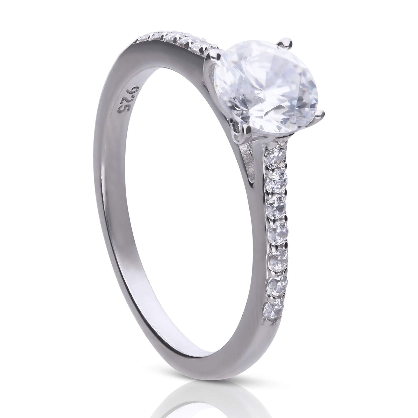 DF Oval Cut Multi-CZ Ring
