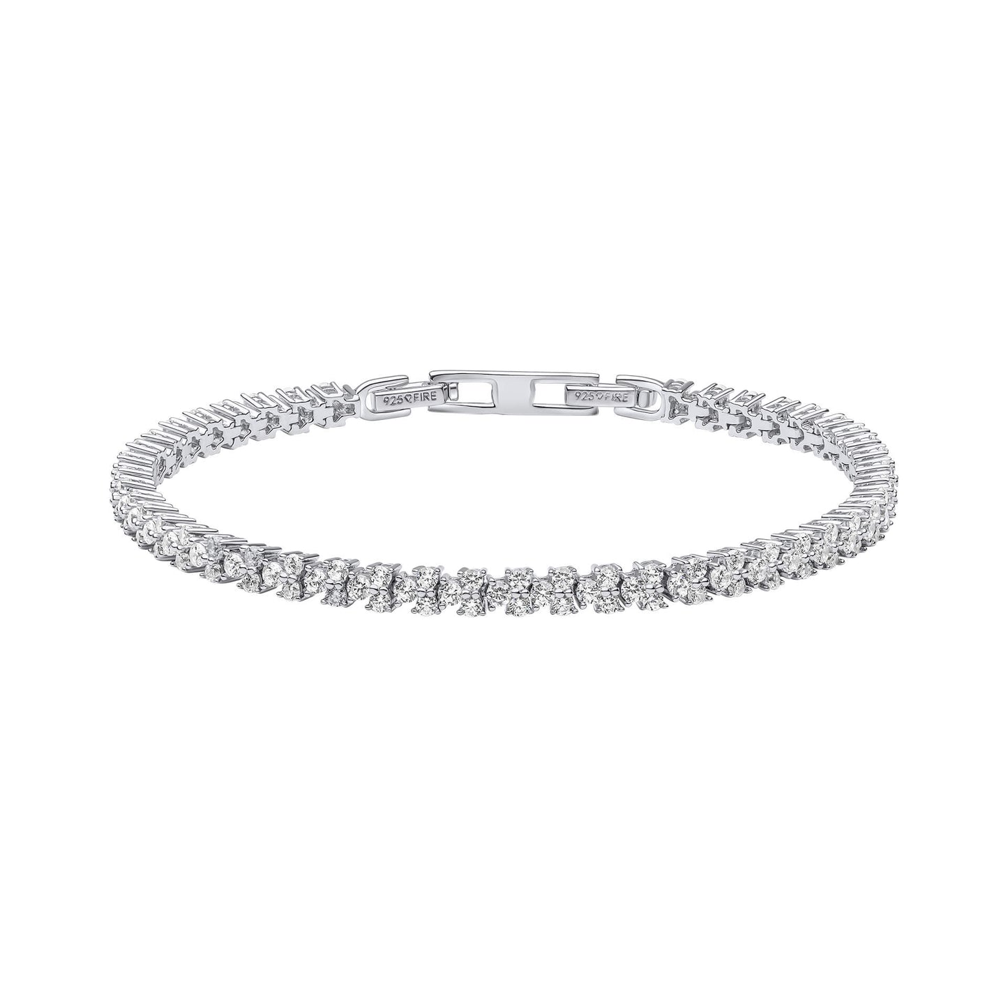 B5475 DF ZIRCONIA WHITE Tennis Bracelet