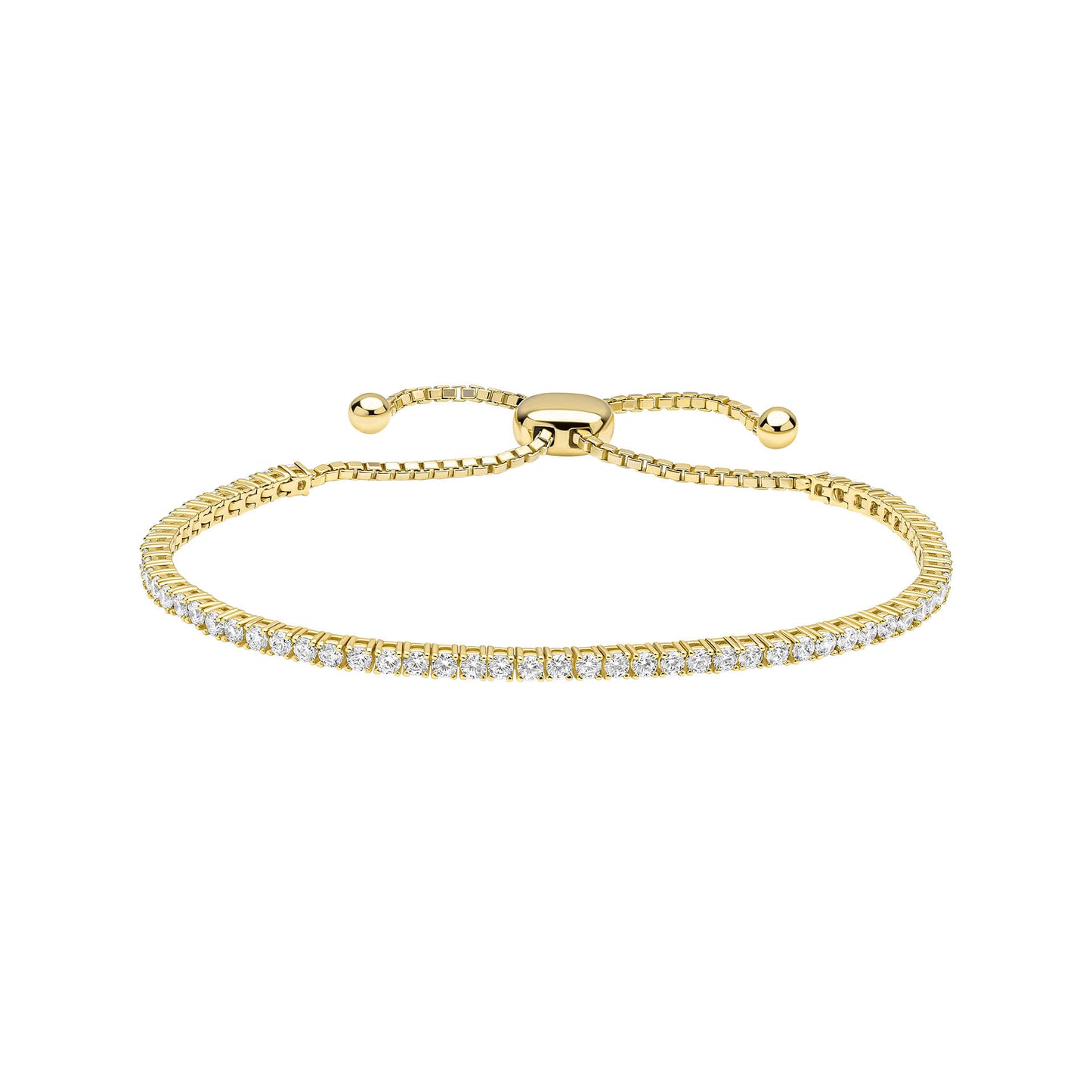 DF Adjustable Toggle Gold Plated Bracelet