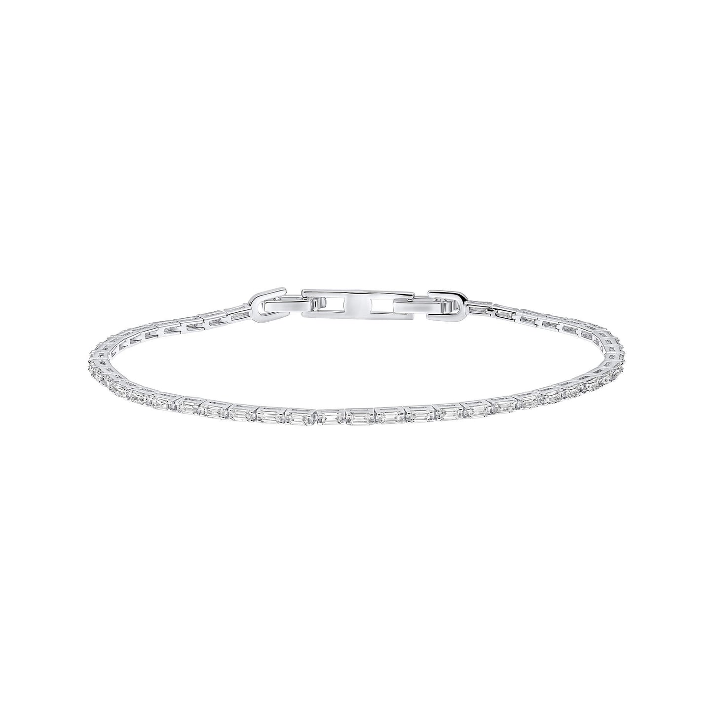 DF Fine Baguette Tennis 19cm Bracelet