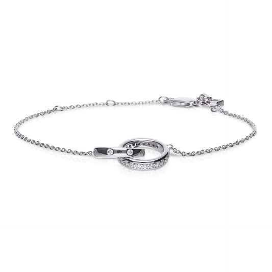 DF ZIRC Interlockng Circles Bracelet