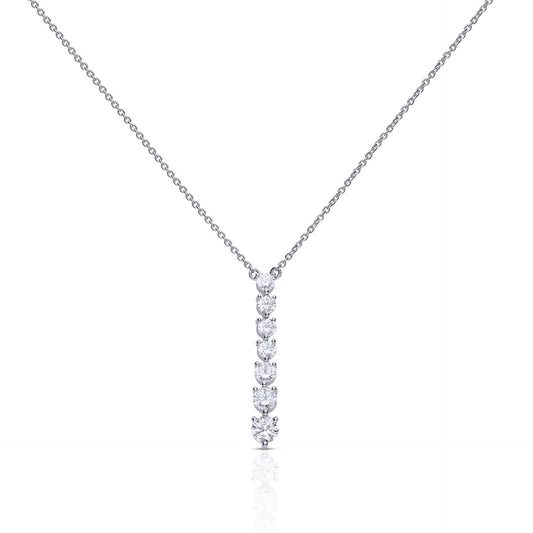 DF CZ Cascade Necklace