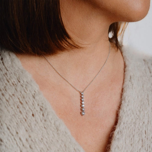 DF CZ Cascade Necklace