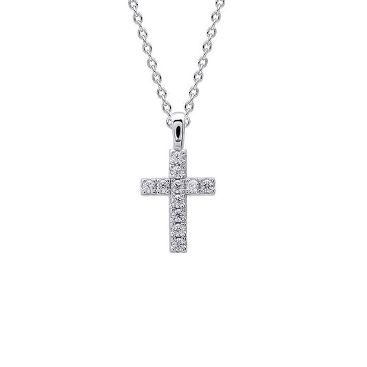 DF CZ Large Cross Pendant