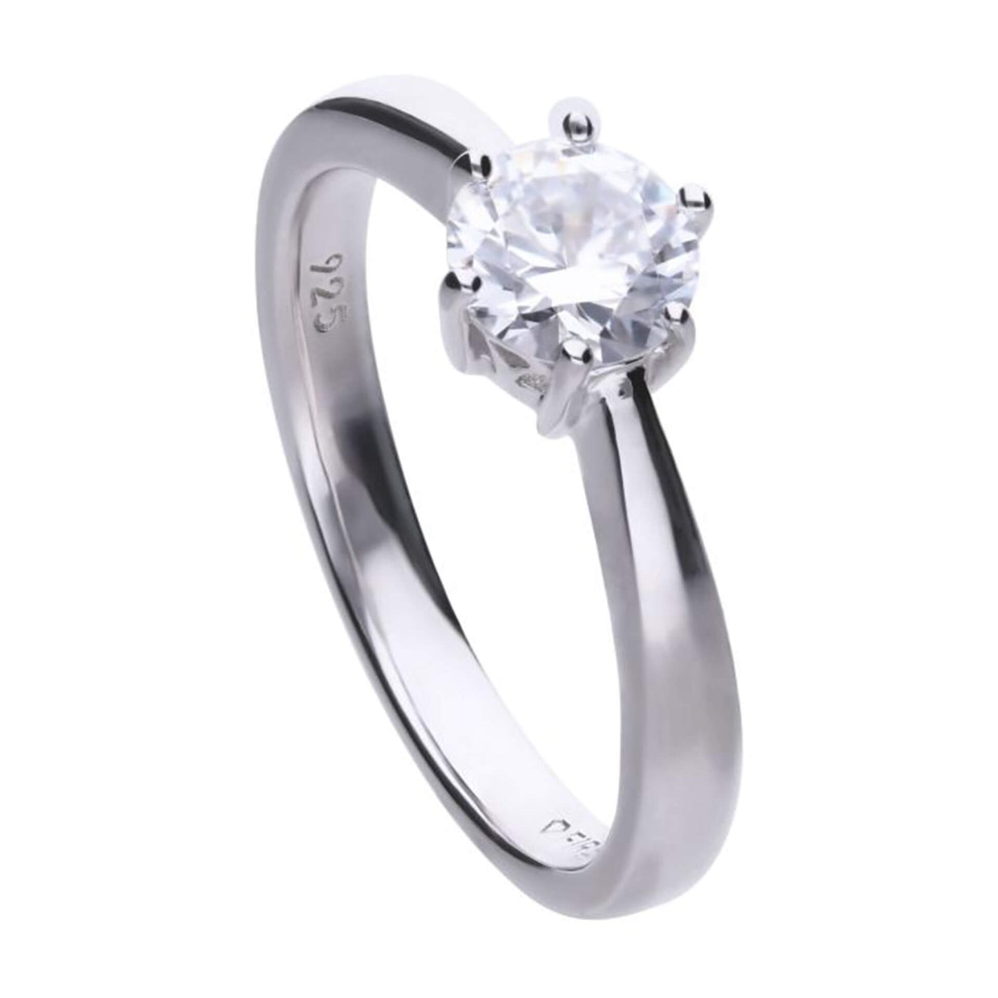 R3620 DF 6 Claw ZRC 1.00ct Solitair Ring