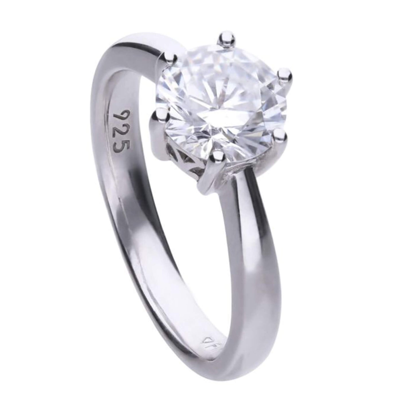 R3622 DF 6 Claw ZRC 2.00ct Solitair Ring