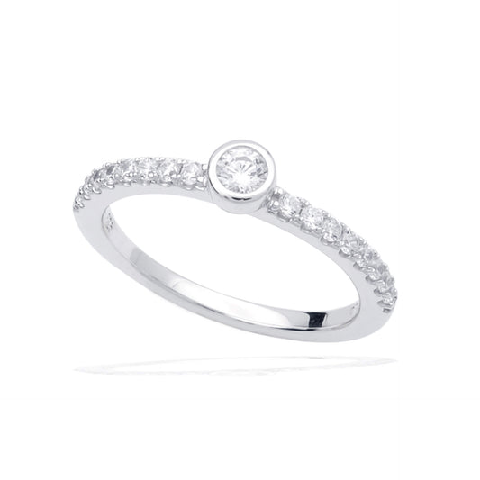 DF Round Set Multi-CZ Ring